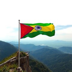 Nation Unfurled Amidst Scenic Splendor