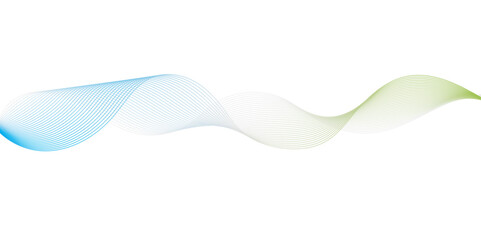 Colorful wavy brush lines background. Vector illustration.