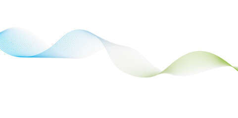 Colorful wavy brush lines background. Vector illustration.