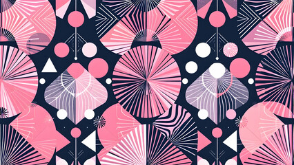 Naklejka premium Geometric Patterns - Repeating shapes and lines for modern and abstract designs.