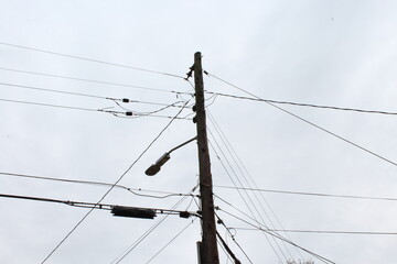 Power Line Pole