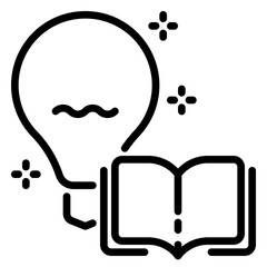 Education icon, line icon style