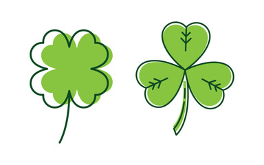 Nature Clover Leaf Logo Template Design Template