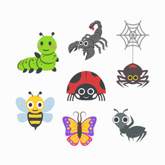 Cartoon insects collection