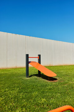 Fitness Zone: CrossFit and Calisthenics Ground on Sports Field
