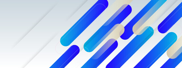 Blue gradient geometric background for business presentations, digital banners, and modern website designs. Abstract overlapping shapes and dynamic patterns in a soothing professional tone.