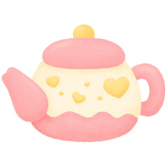 Pink teapot 