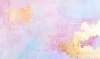 Fototapeta premium Soft abstract illustration with subtle, small gold stencil patterns in sections. Generative AI