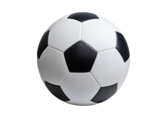 Soccer ball 3D, isolated on a transparent or white background