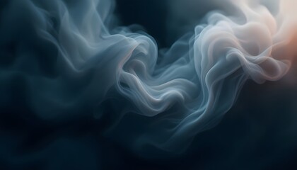 Fototapeta premium Organic Smoke and Fluid Motion Background