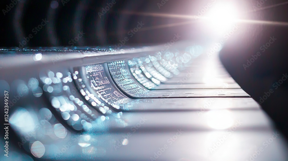 Poster futuristic technology background abstract circuit boards data stream innovation digita