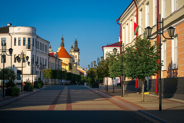 Fototapeta premium Morning in Pinsk town