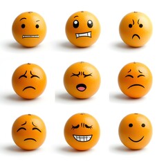 Diverse Facial Expressions Depicting Genuine Human Emotions in Cartoon Style