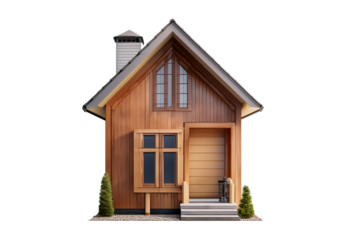 House 3D, isolated on a transparent or white background