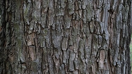 Obraz premium The bark of a tree is rough and has many cracks