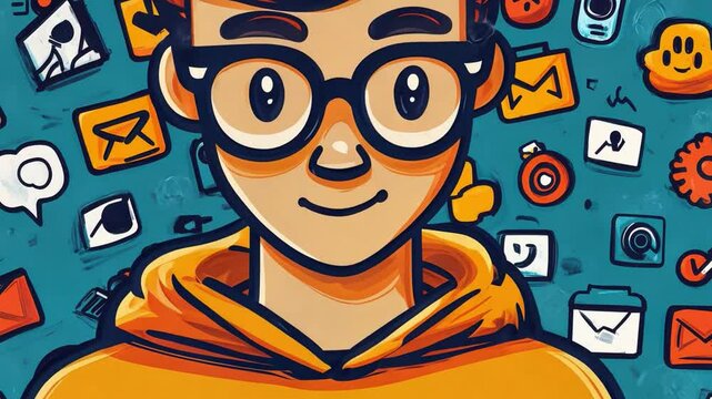 A social media app developer focuses on social media apps, communication tools, and social networks, as well as human-computer interaction, big data, and technology's future.