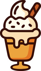 Ice Cream Sundae Icon
