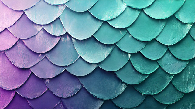 textura de un patron de escamas en colores degradados de azul y morado ara dise&ntilde;o de piel de sirena o escamas de pez colorido brillante
