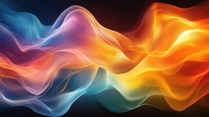 Obraz premium Abstract colorful wave background.