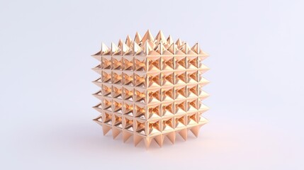 Fototapeta premium Pyramidal Metamaterial Structure with Spikes for Modern Applications