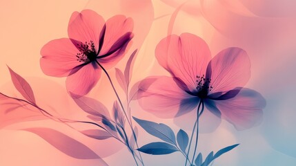 Fototapeta premium Beautiful Floral Artwork
