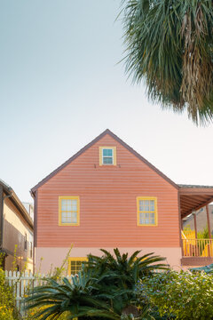 Pink House in St. Augustine, Florida