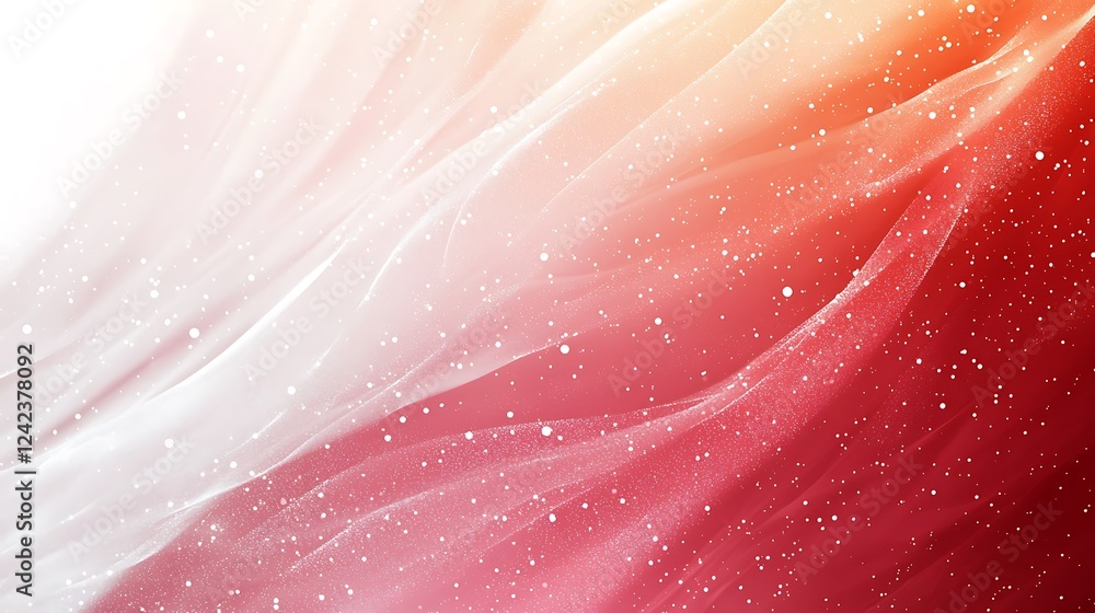 Poster an abstract vector background with a soft grainy gradient in light red and white, offering a gentle 