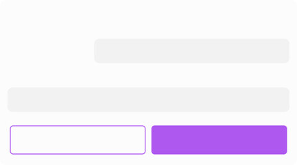 Minimalist UI Dialog Box with Colored Button