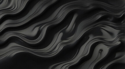 Fototapeta premium black satin wave wallpaper
