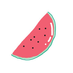 watermelon vector illustration with white backgroud for healthy theme