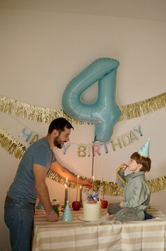 Dad wishes his son a happy birthday