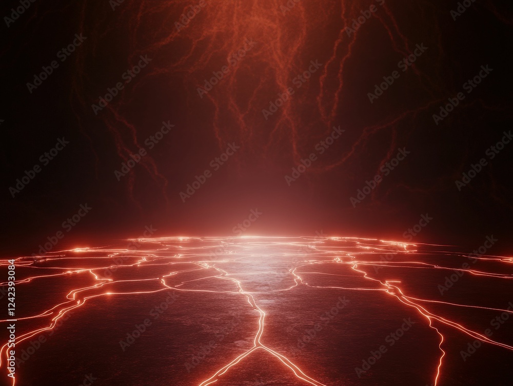 Poster futuristic map illustrating cyber espionage activity digital realm data visualization high-tech envi
