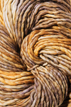 Close up yarn texture