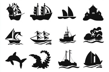 1086. Black canvas Icon Set Vector Silhouette Design Isolated on White Background --ar 3:2 --v 6.1 Job ID: ef0487a4-aad4-4b6b-a779-0617bf6190e3