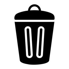 trash can Solid icon