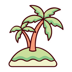 Palm Trees Icon