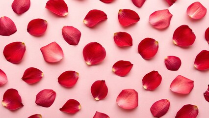 red rose big petals pattern