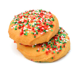 Sugar Cookies on white background