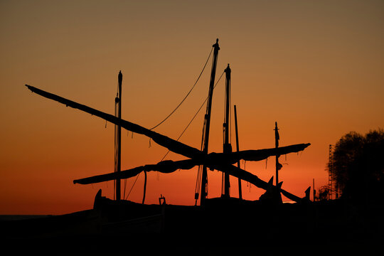 Traditional wooden boats