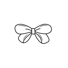 doodle sketch of bow tie