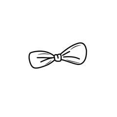 doodle sketch of bow tie