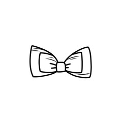 doodle sketch of bow tie
