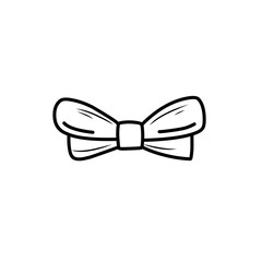 doodle sketch of bow tie