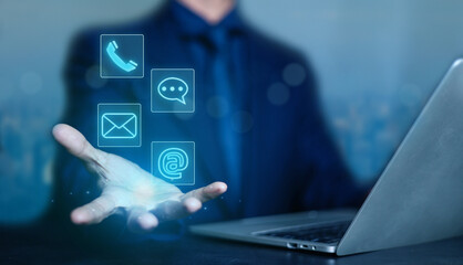Our contact channels are telephone for business using digital technology, sending via email to connect, and computers a network to contact customers for good, fast and modern service.
