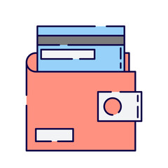 Card Wallet, A wallet containing credit cards and cash, symbolizing financial management.