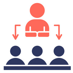 Fototapeta premium Executive Coaching Icon