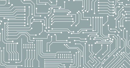 High tech technology geometric and connection system background with digital data abstract