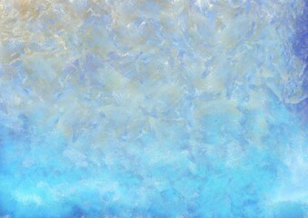 Colorful gradient background with color transitions. Colorful gradient background Chalk illustration gives an impressionist style to the painting.