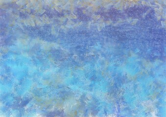 Colorful gradient background with color transitions. Colorful gradient background Chalk illustration gives an impressionist style to the painting.
