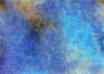 Colorful gradient background with color transitions. Colorful gradient background Chalk illustration gives an impressionist style to the painting.